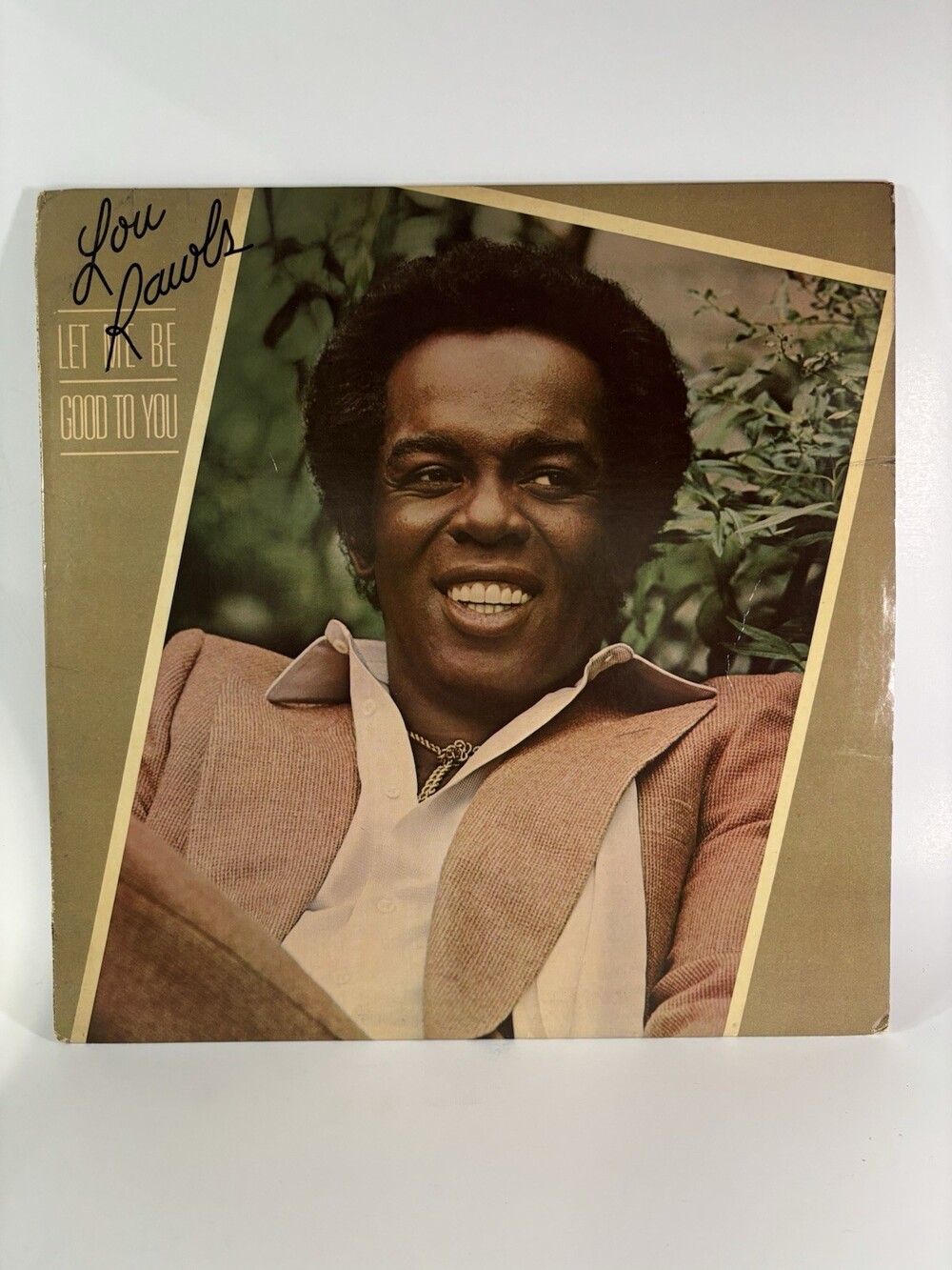 Lou Rawls Let Me Be Good To You Vinyl LP Record Album & Lyric Record Sleeve